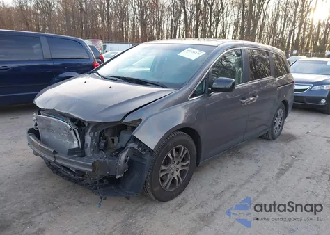 2013 Honda Odyssey Ex-L z USA, uszkodzony, nr VIN 5FNRL5H64DB033191